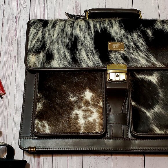 AMJ Lloyd Stylish Original Leather Hand Bag/Office Bag - Picture 2 of 6